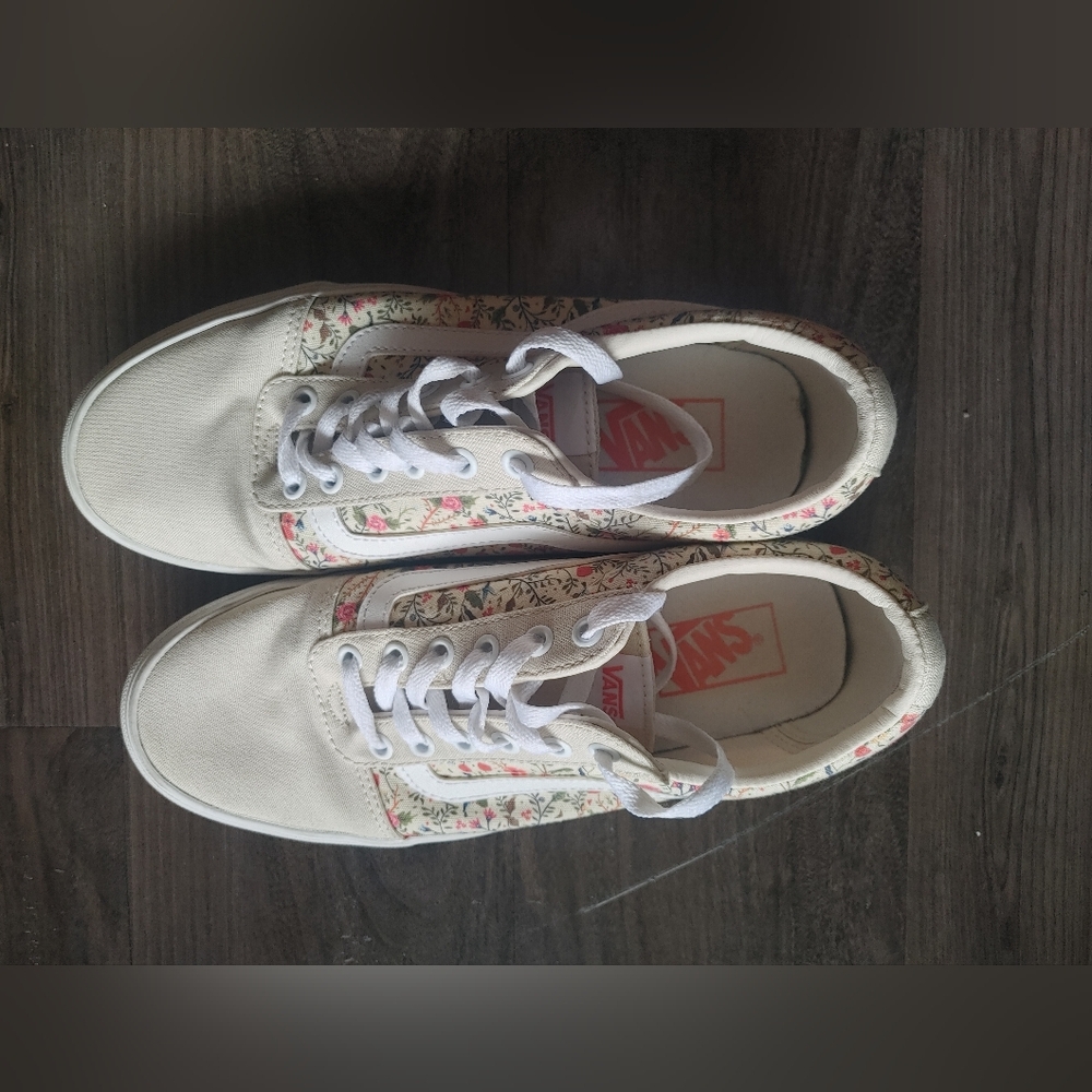 Vans Floral Canvas Sneakers
